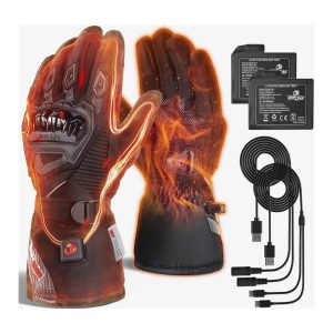 Gant chauffant moto Iron Jia's USB 3000mAh taille L